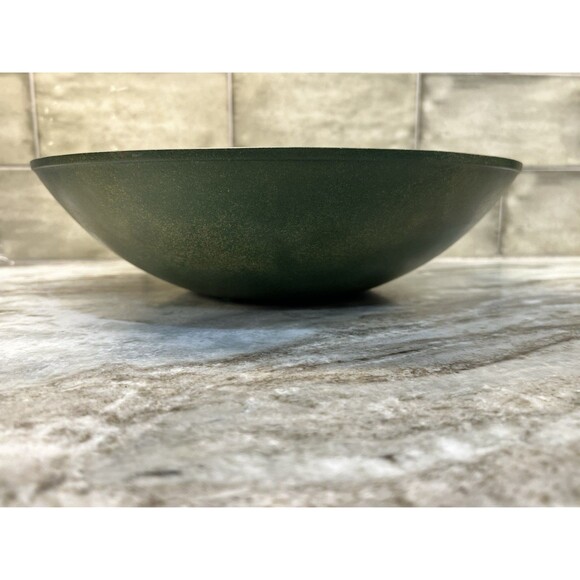 Vintage Fleetwood Green Mid Century Modern 13" Salad/ Serving Bowl Retro MCM - Picture 6 of 8